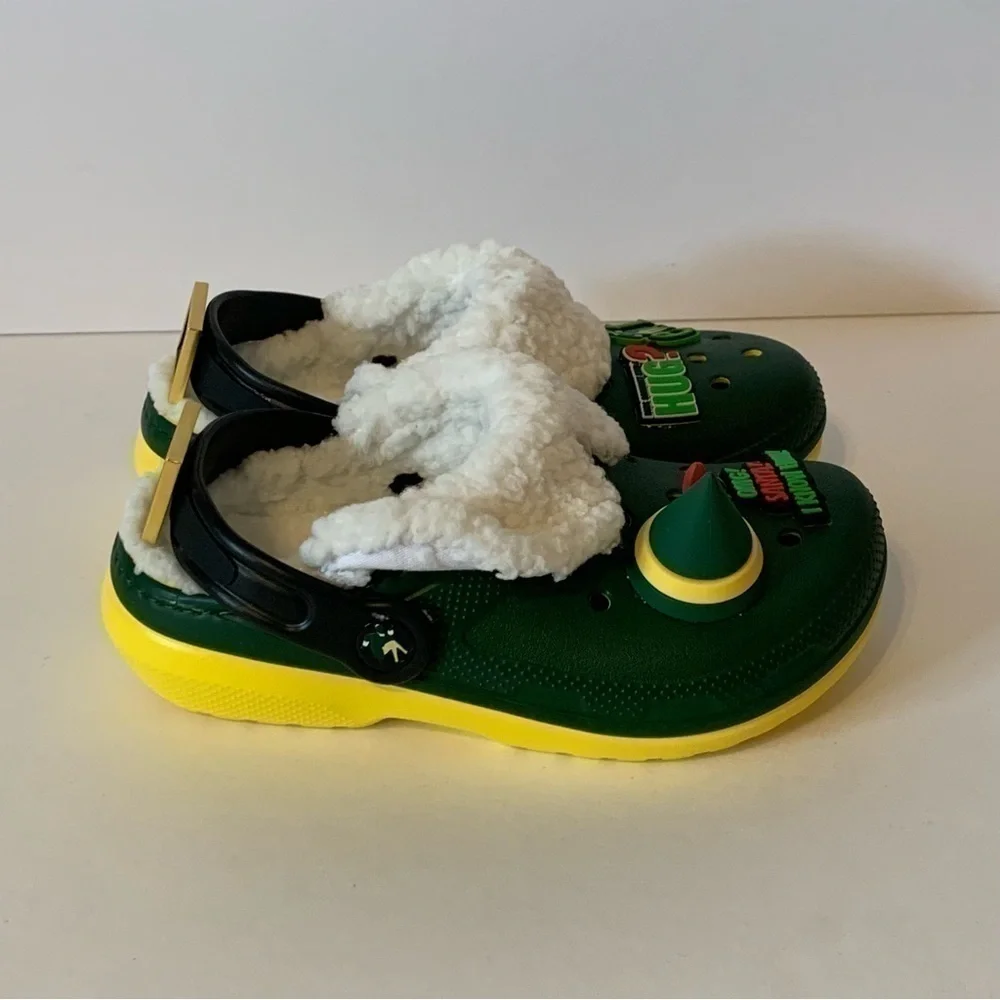 NWT. CROCS X ELF Classic Lined Clog Shoes